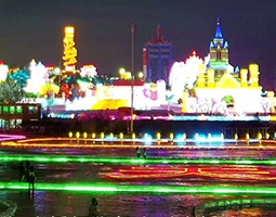 冰雪大世界使用开宁慢直播设备实时直播